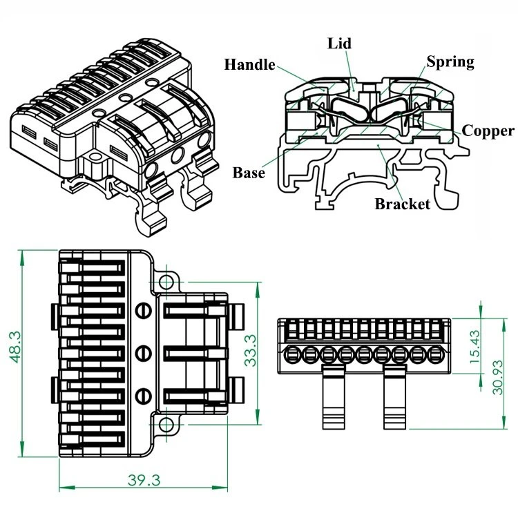 product-300-300 splitter terminal block