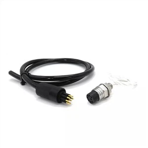 How does the choice of material in sensor connectors impact their performance in various environments?