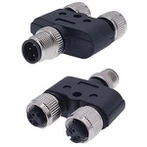 M12 y字コネクタ